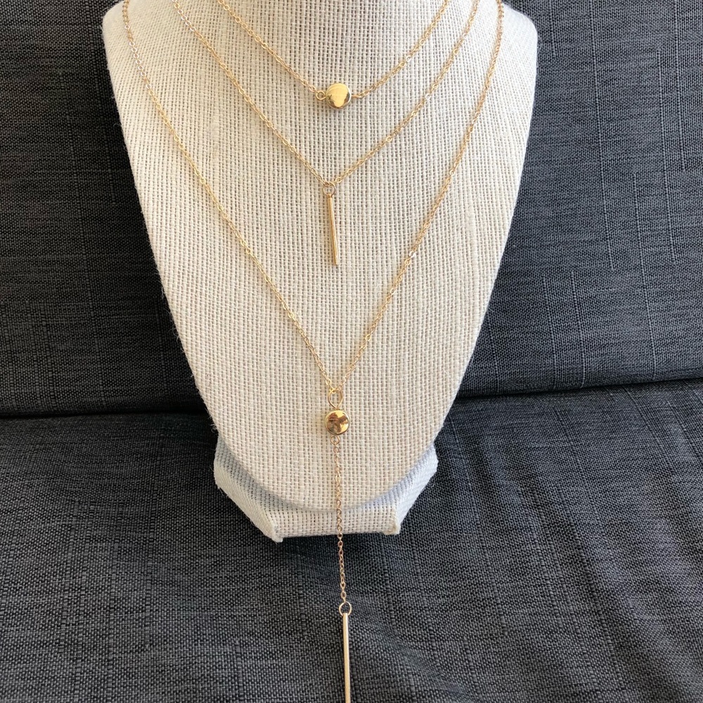 3 Layers Fashion Necklace - Picture 4 of 4